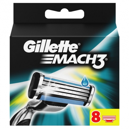 Gillette Mach3 Ανταλλακτικά (8 τεμάχια)