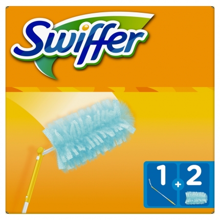 Swiffer Dusters XXL Kit (Λαβή + 2 ανταλλακτικά ξεσκονίσματος)!
