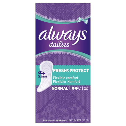 Always Σερβιετάκια Fresh & Protect Normal (30τεμ)
