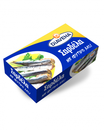 DIAVENA ΣΑΡΔΕΛΕΣ ΣΕ ΗΛΙΕΛΑΙΟ 24x115gr