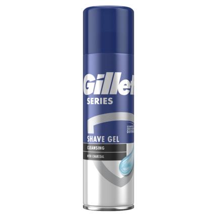 GILLETTE SERIES GEL CLEANS CHARCOAL 6X200ML