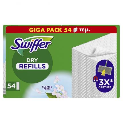 SWIFFER DRY ΑΝΤΑΛ. ΠΑΝΑΚΙΑ GIGA 54CT
