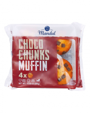MANDUL MUFFINS ΣΟΚΟΛΑΤΑΣ ME ΣΤΑΓΟΝΕΣ ΣΟΚΟΛΑΤΑΣ 4TMX