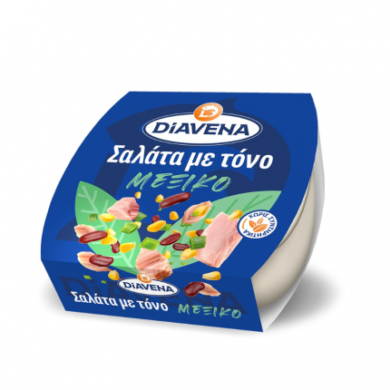 DIAVENA ΣΑΛΑΤΑ ΜΕ ΤΟΝΟ ΜΕΞΙΚΟ 12x160g