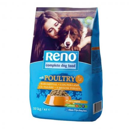 RENO ΞΗΡΑ ΤΡΟΦΗ ΓΙΑ ΣΚΥΛΟΥΣ ΜΕ ΠΟΥΛΕΡΙΚΑ 3KG