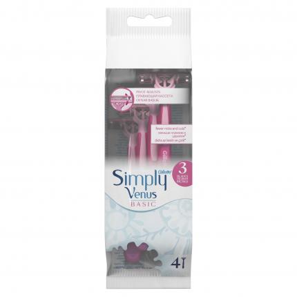 GILLETTE SIMPLY VENUS BASIC ΜΙΑΣ ΧΡΗΣΗΣ 4ΤΜΧ