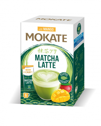 MOKATE LATTE MATCHA MANGO (14GX6)X5