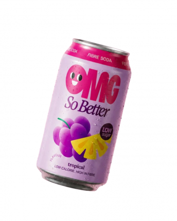 OMG FIBER SODA TROPICAL 12x330ml