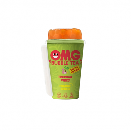 OMG BUBBLE TEA TROPICAL VIBES WITH MANGO FLAVOUR 10x265ml