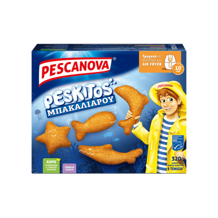 PESCANOVA PESKITOS ΜΠΑΚΑΛΙΑΡΟΥ 10x320g MSC (ΚΤΨ)