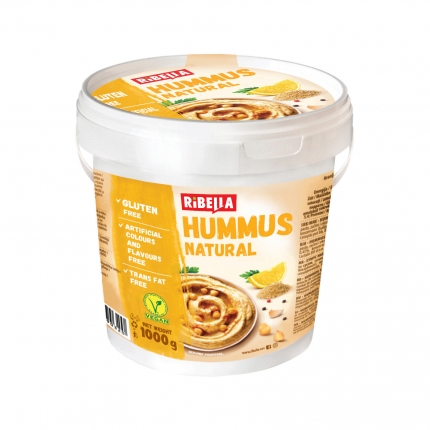 RIBELLA HUMMUS NATURAL 4x1Kg (Ψ)