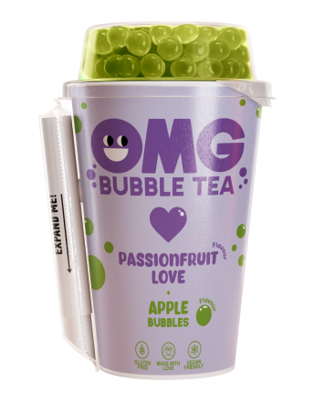 OMG BUBBLE TEA PASSION FRUIT FLAVOR 10x270ml