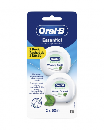 ORAL-B ΟΔ. ΝΗΜΑ ΚΗΡΩΜΕΝΟ ΜΕΝΤΑ 2X50M 12X1