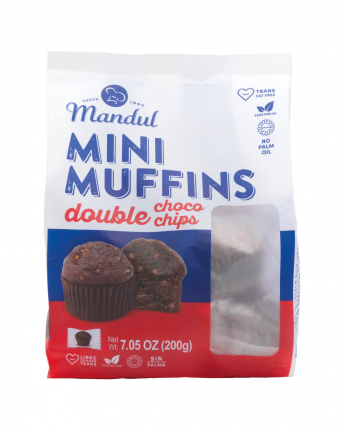 MANDUL MINI MUFFINS ΜΕ ΣΟΚΟΛΑΤΑ