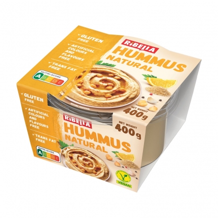 RIBELLA HUMMUS NATURAL 400G (Ψ)