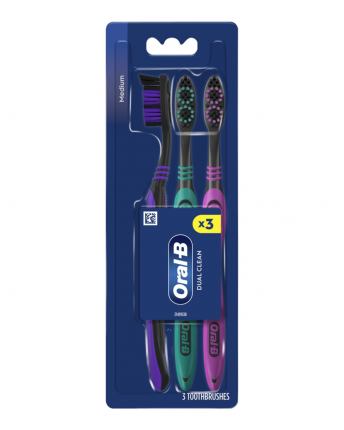 ORAL B ΟΔ/ΤΣΑ DUAL CL TRIO PACK40ΜΕΤ.6X3