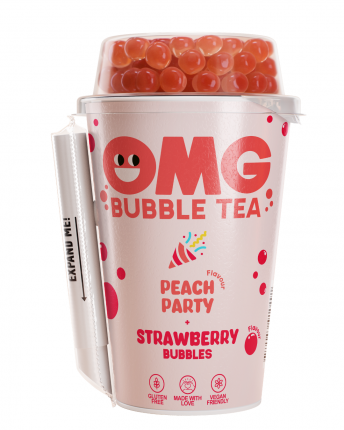 OMG BUBBLE TEA PEACH FLAVOR 10x270ml