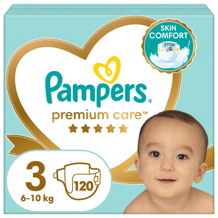 Pampers Premium Care Πάνα Μέγεθος 3, (6kg-10kg) - 120 Πάνες
